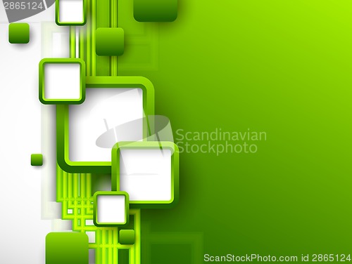 Image of Abstract green brochure