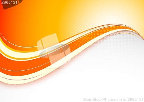Image of Abstract orange background