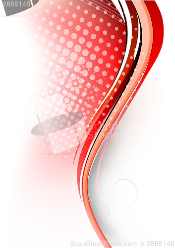 Image of Abstract red background