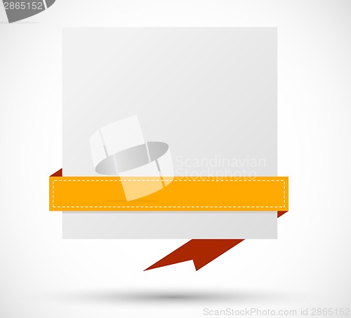 Image of Banner with ribbon