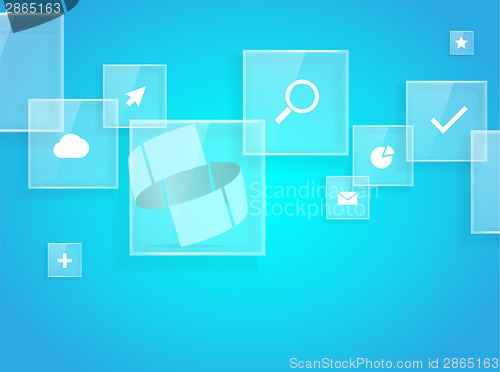 Image of Style design with web icons