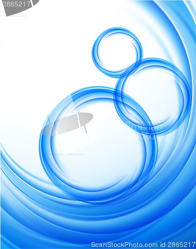 Image of Abstract blue background