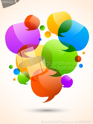 Image of Background with speech bubbles