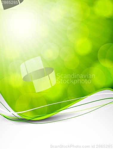 Image of Abstract green background