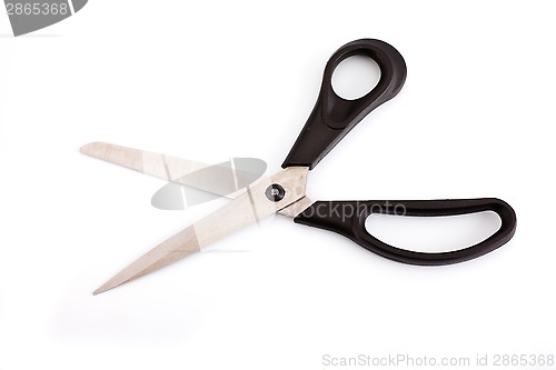 Image of open scissors