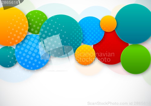Image of Abstract background with circles