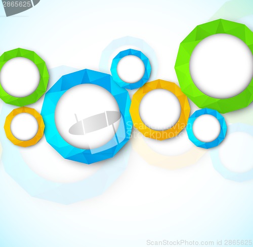 Image of Abstract background with circles