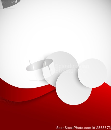 Image of Abstract red brochure