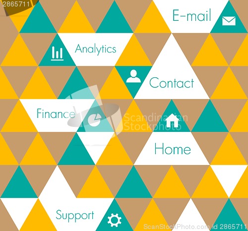 Image of Geometric design template