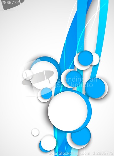 Image of Abstract background in blue color