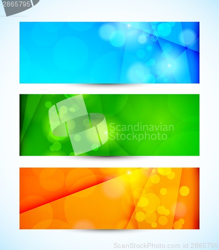 Image of Set of banners