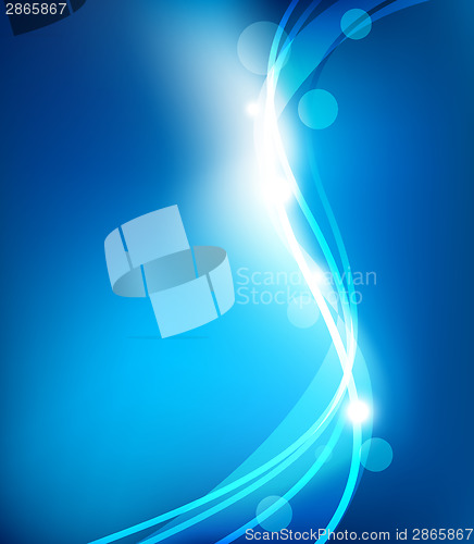 Image of Abstract blue background