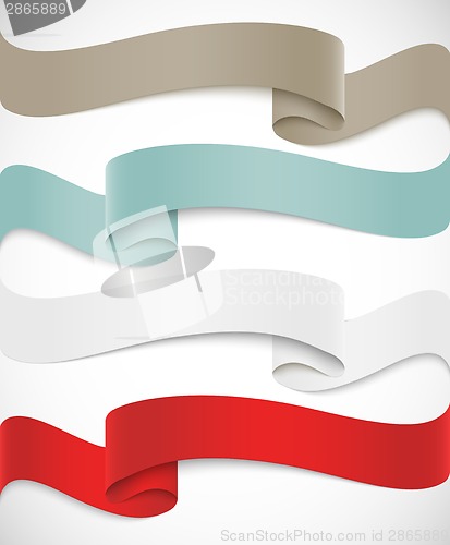 Image of Set of ribbons