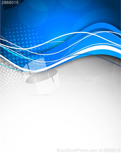 Image of Abstract blue background