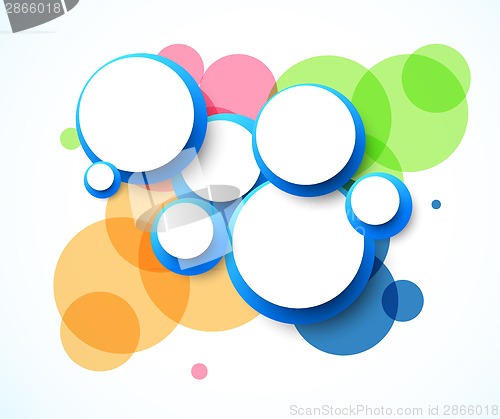 Image of Abstract background with circles