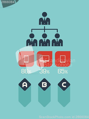 Image of Technology Infographic Element