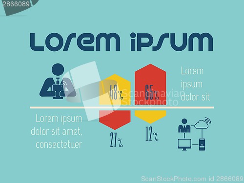 Image of Technology Infographic Element