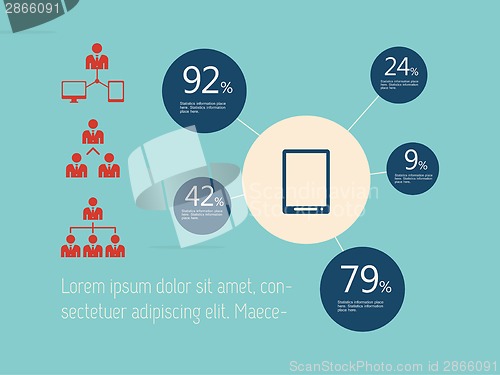 Image of Technology Infographic Element