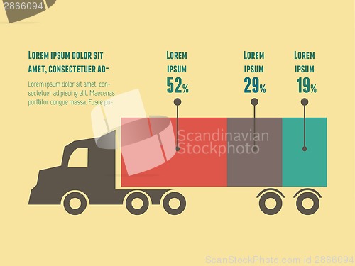 Image of Transportation Infographic Element