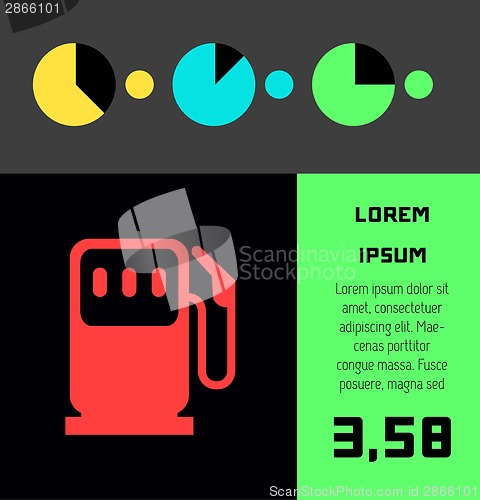 Image of Transportation Infographic Element