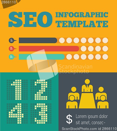 Image of Technology Infographic Element