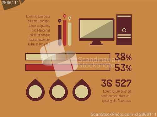 Image of Technology Infographic Element