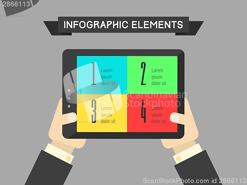 Image of Technology Infographic Element
