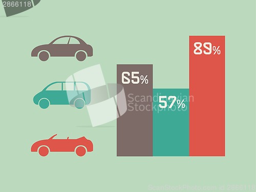 Image of Transportation Infographic Element