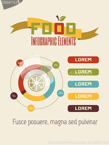Image of Food Infographic Element