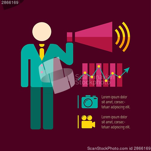 Image of Technology Infographic Element