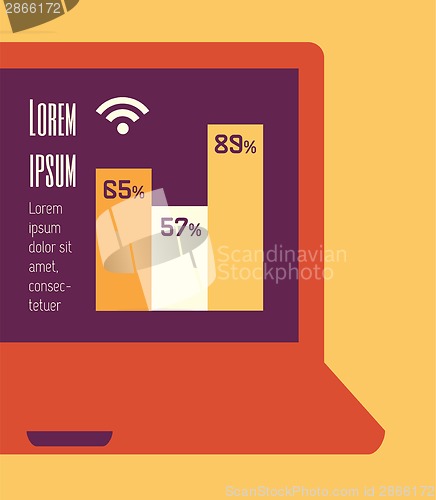 Image of Technology Infographic Element