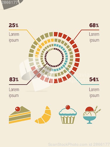 Image of Food Infographic Element