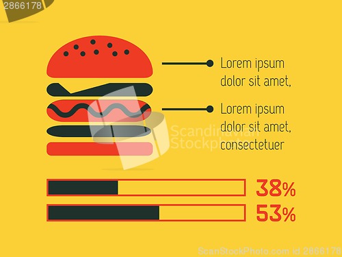 Image of Food Infographic Element