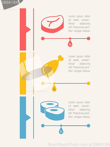 Image of Food Infographic Element