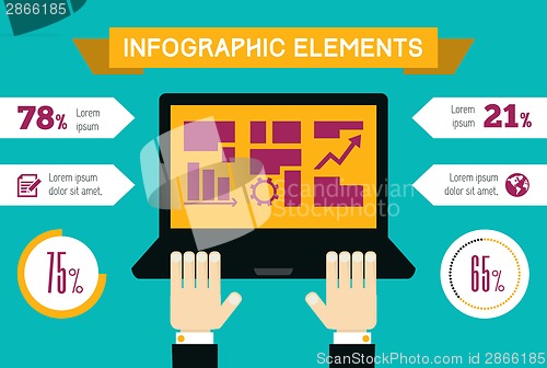 Image of Technology Infographic Element