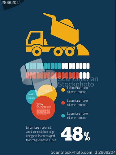 Image of Transportation Infographic Element