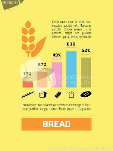 Image of Food Infographic Element