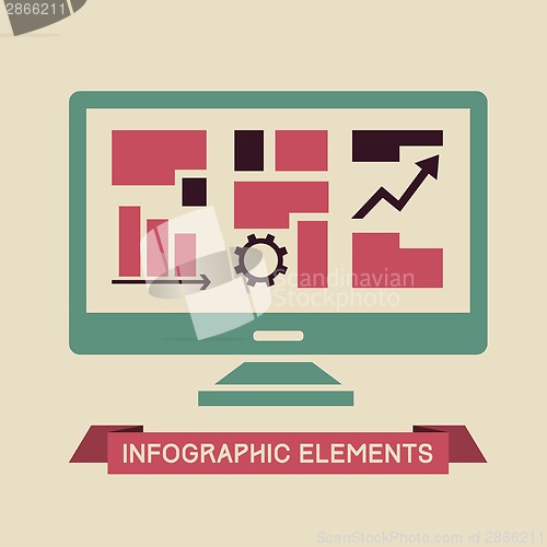 Image of Technology Infographic Element