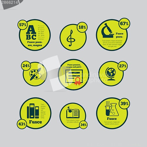 Image of Education Infographic Element