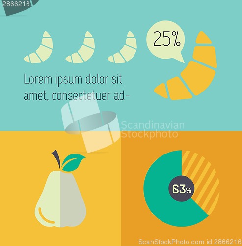Image of Food Infographic Element