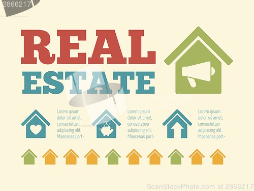 Image of Real Estate Infographic Element