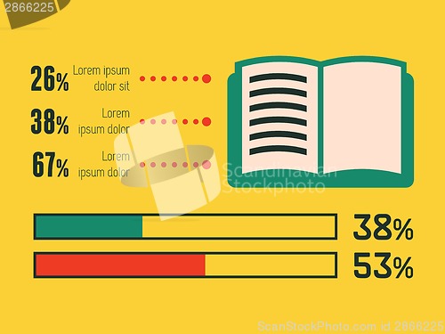 Image of Education Infographic Element