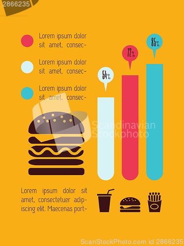 Image of Food Infographic Element