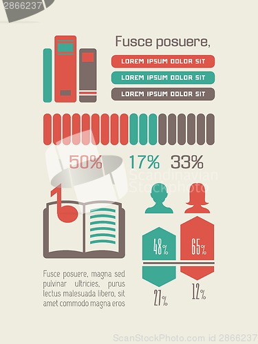 Image of Education Infographic Element