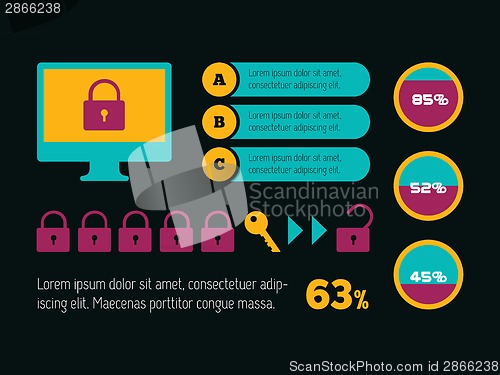 Image of Technology Infographic Element