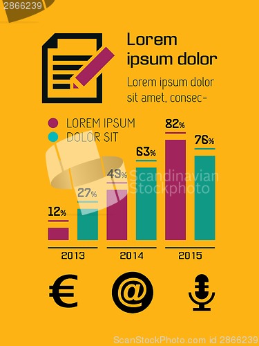 Image of Technology Infographic Element