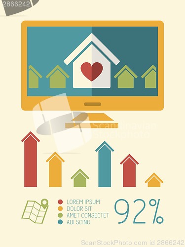 Image of Real Estate Infographic Element