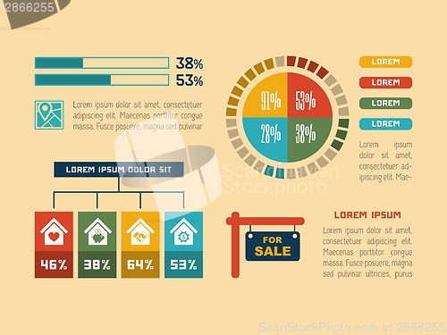 Image of Real Estate Infographic Element