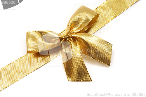 Image of Golden ribbon and bow