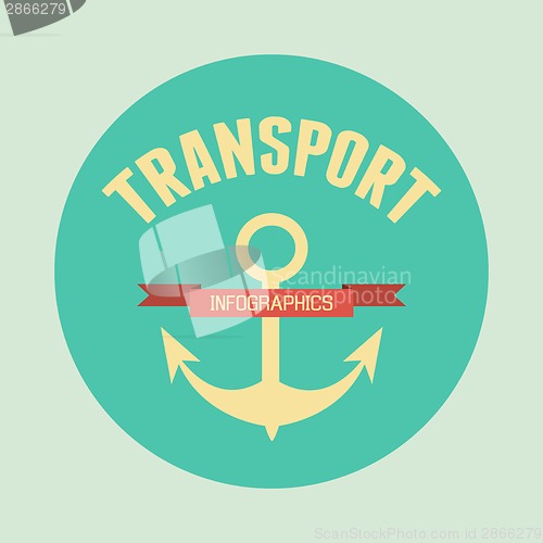 Image of Transportation Infographic Element
